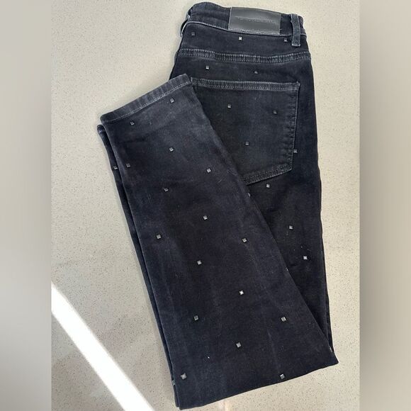 The Kooples Black Lizy Studded Women’s Jeans size 29 - Picture 8 of 15